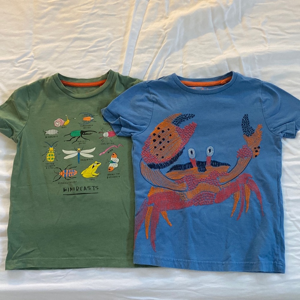 Set of 2 Mini Boden short sleeve tees